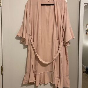 Light pink robe!